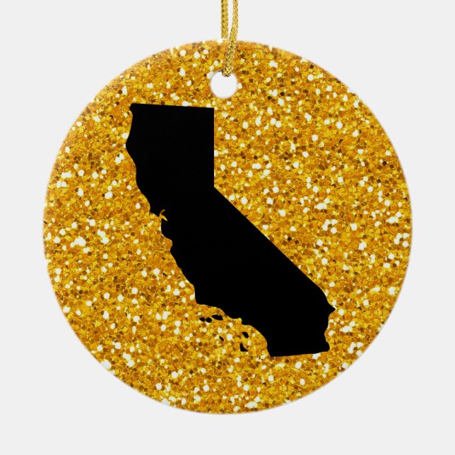 Ornement En Céramique États-Unis Californie - SRF (Devant)