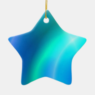 Ornement En Céramique Étoile pour arbre de Noël