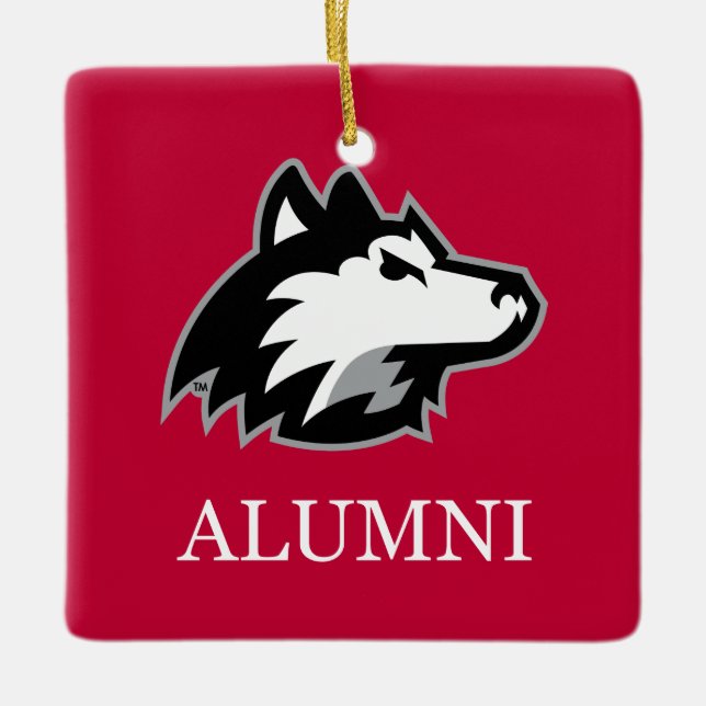 Ornement En Céramique Étudiants de NIU Huskies (Devant)