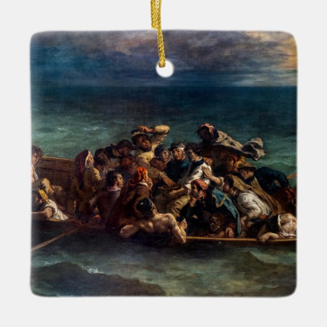 Ornement En Céramique Eugene Delacroix - L'épave de Don Juan (Devant)