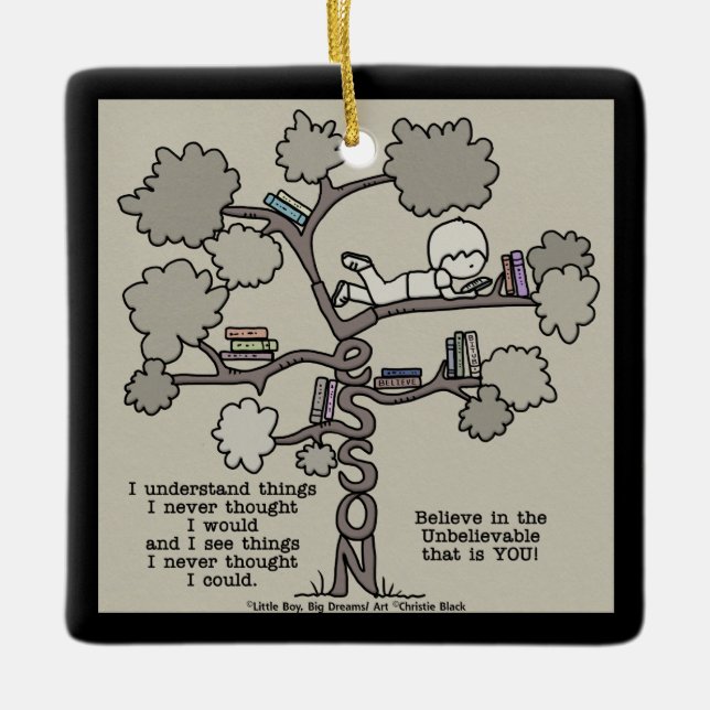 Ornement En Céramique Expérience acquise (Devant)