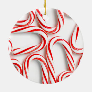 Ornement En Céramique Fabuleux Sucres de canne de Noël