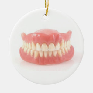 ORNEMENT EN CÉRAMIQUE "FALSE DENTS" SUR LA COLLINE ORNAMENT ET CADEAU