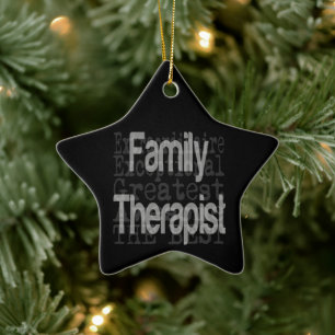 Ornement En Céramique Family Therapist Extraordinaire