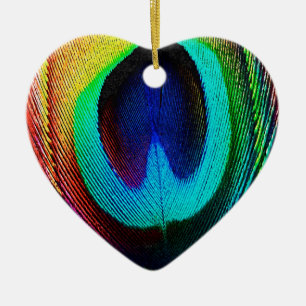 Ornement En Céramique Feather