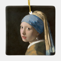 Fille au collier de perles - Johannes Vermeer Art