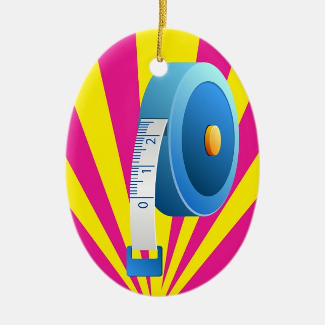 Ornement En Céramique Fitness ! (Devant)