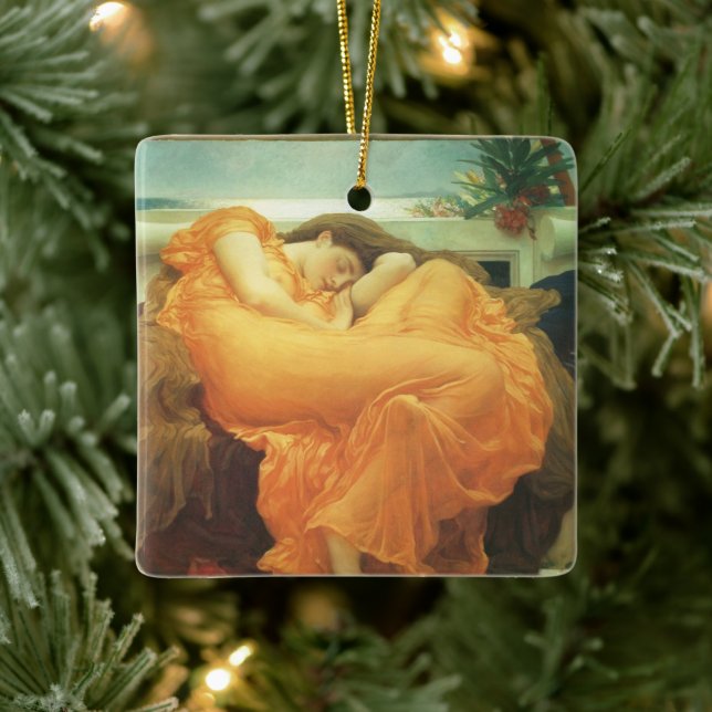Ornement En Céramique Flaming June par Lord Frederic Leighton (Arbre)