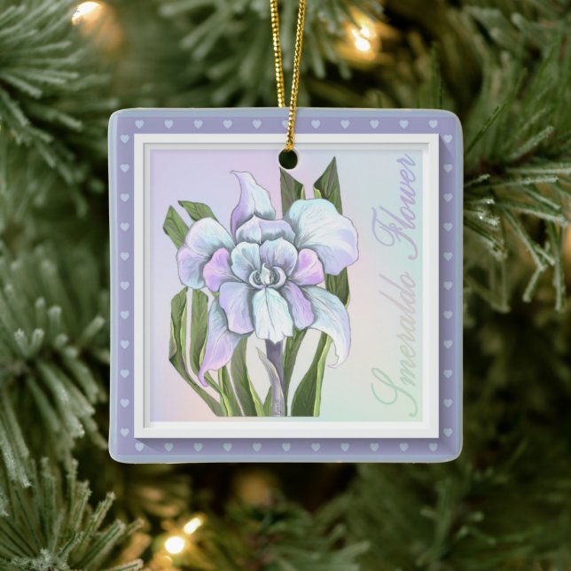 Ornement En Céramique Fleur Smeraldo (Arbre)