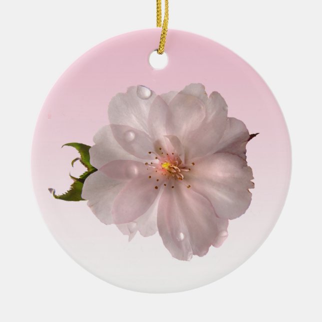 Ornement En Céramique Fleurs de cerisier (Devant)