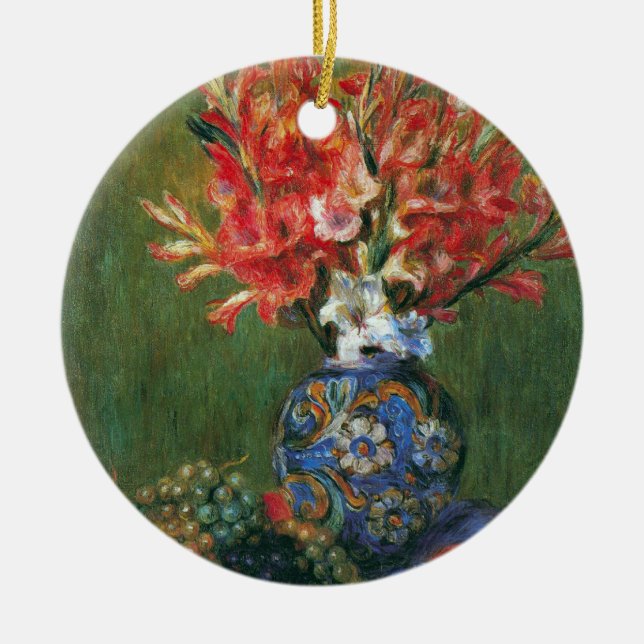 Ornement En Céramique Fleurs et fruits de Pierre Renoir (Devant)