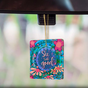 Ornement En Céramique Floral Inspiring Voir la bonne cote Inspirivity