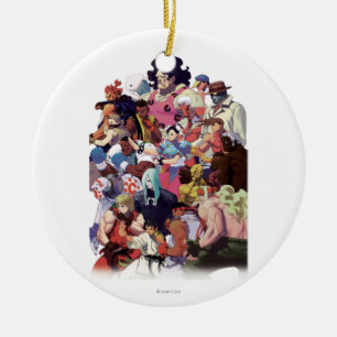 Ornement En Céramique Fonte de grève de Street Fighter 3 troisième