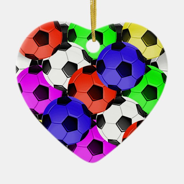 Ornement En Céramique Football américain multicolore (Devant)