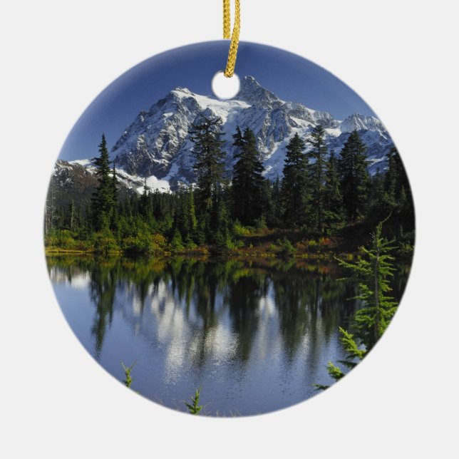 Ornement En Céramique Forêt nationale du Mont Baker-Snoqualmie (Devant)