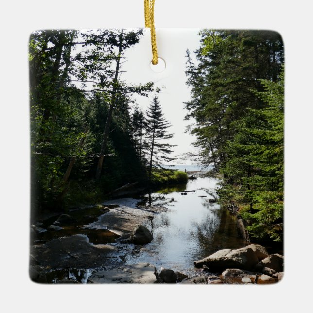 Ornement En Céramique Forêt près de Hunters Beach (Devant)