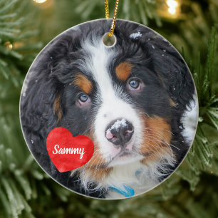 Ornement En Céramique Forever In My Heart - Mémorial pour animaux de com