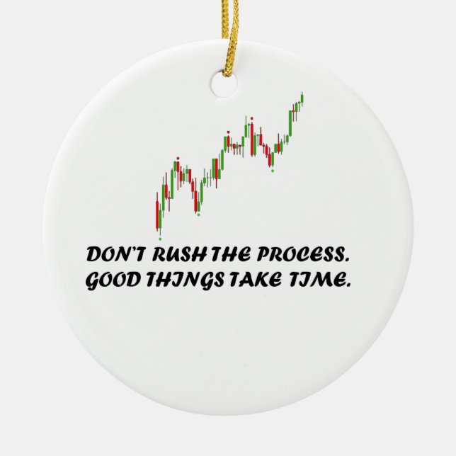 Ornement en céramique Forex Mentality (Devant)