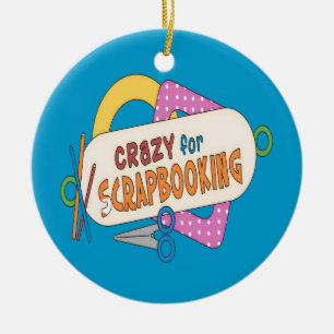 Ornement En Céramique Fou pour Scrapbooking
