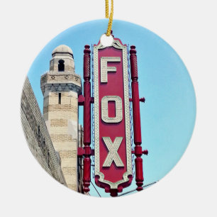Ornement En Céramique Fox Theater Ornament, Fox Theatre, Atlanta, Atlant