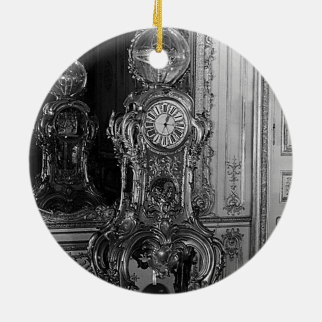 Ornement En Céramique France Palace Versailles Horloge astronomique 1970 (Dos)