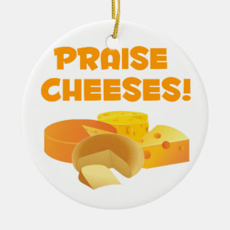 Ornement En Céramique Fromages d'éloge !
