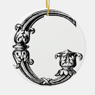 ORNEMENT EN CÉRAMIQUE G DÉCORATIF