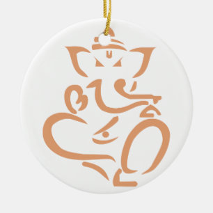 Ornement En Céramique Ganesha