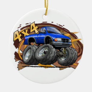 Ornement En Céramique Garde forestière bleue