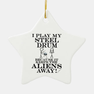 Ornement En Céramique Garder les Aliens loin de l'ornement en céramique 