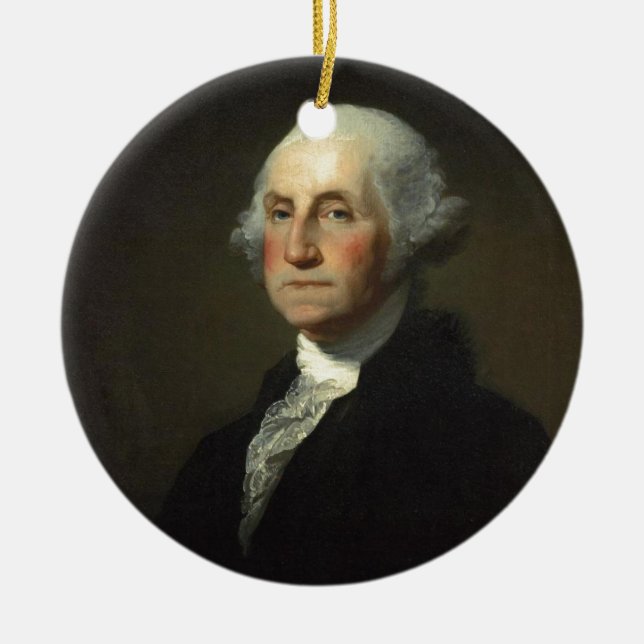 Ornement En Céramique George Washington (Devant)