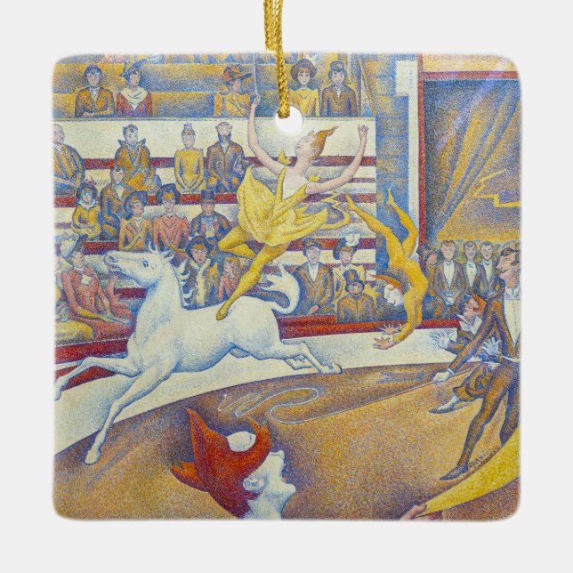 Ornement En Céramique Georges Seurat - Le Cirque (Devant)