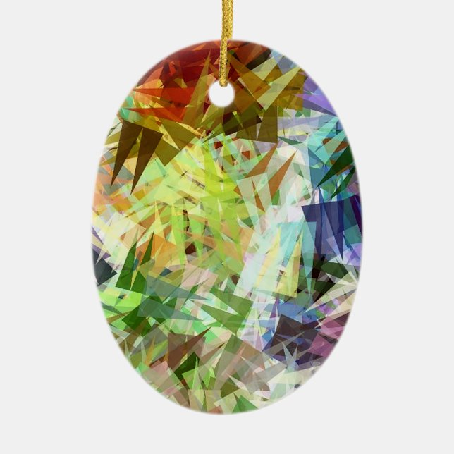 ORNEMENT EN CÉRAMIQUE GLACE (Devant)