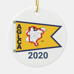 Ornement en céramique Gold Burgee (2020)