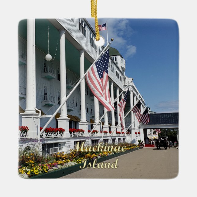 Ornement En Céramique Grand Hotel Mackinac Island, Michigan (Devant)