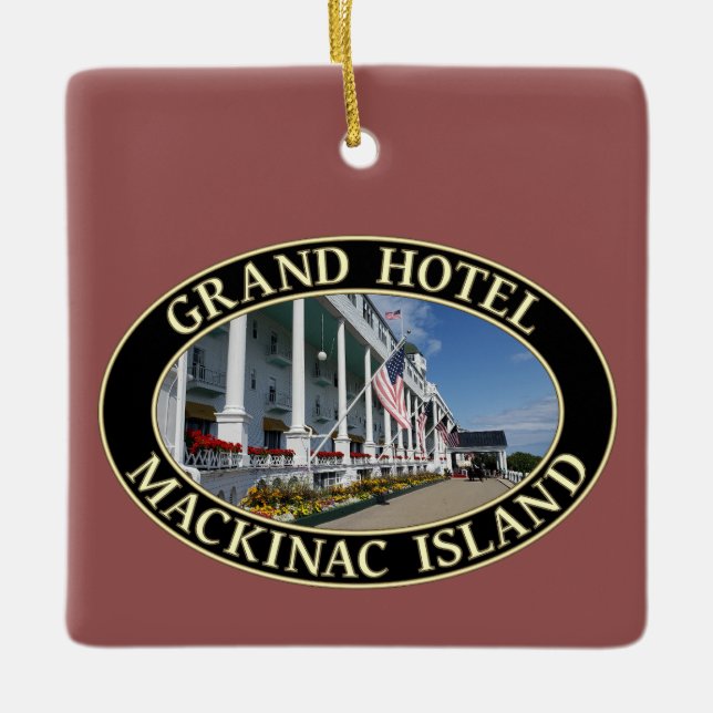 Ornement En Céramique Grand Hotel on Mackinac Island, Michigan (Devant)