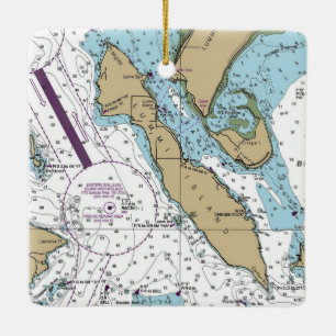 Ornement En Céramique Graphique WA de Lummi Island