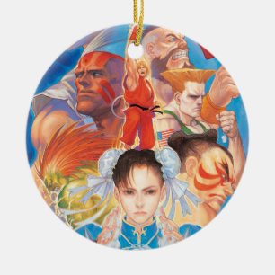 Ornement En Céramique Groupe de Street Fighter 2 Chun-Li