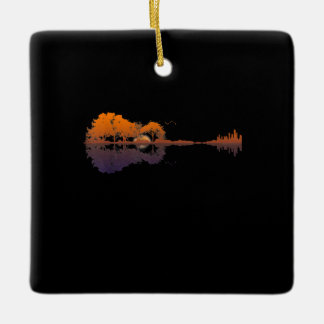 Ornement En Céramique Guitar Lake Shadow