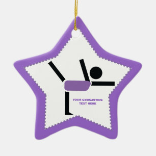 Ornement En Céramique Gymnastique cadeaux, gymnastique artiste sur mesur