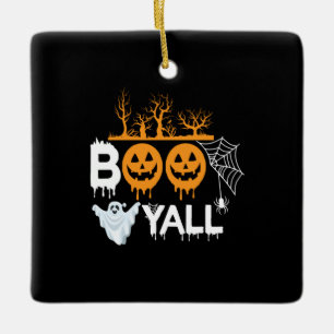 Ornement En Céramique Halloween Boo Yell Halloween Anniversaire