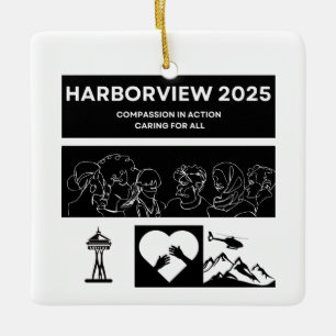 Ornement En Céramique Harborview Nurses Week 2025 Ornament