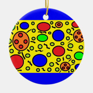 Ornement En Céramique Haring a inspiré l'ornement