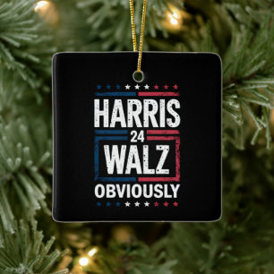 Ornement En Céramique Harris Walz de toute évidence Harris Waltz 2024 El