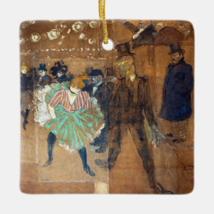 Ornement En Céramique Henri de Toulouse-Lautrec - Danse au Rouge