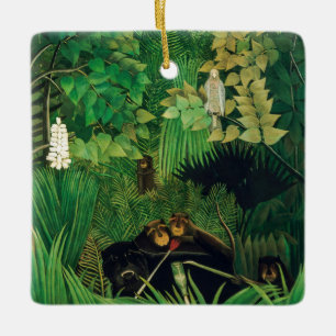Ornement En Céramique Henri Rousseau - Les Joyeux Jesters