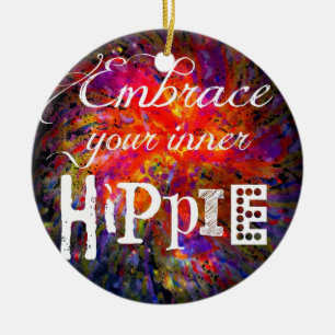 Ornement En Céramique Hippie