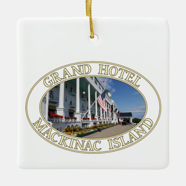 Ornement En Céramique Historic Grand Hotel on Mackinac Island, Michigan (Devant)