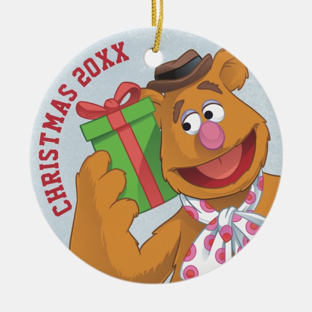 Ornement En Céramique Holiday Fozzie the Bear (Devant)