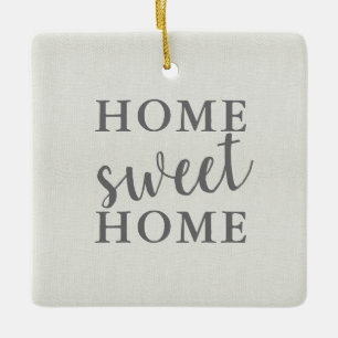 Ornement En Céramique Home Sweet Home Notre premier Noël